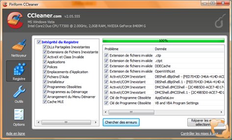 Nettoyer Votre PC et la Base de Registre de Windows avec CCleaner